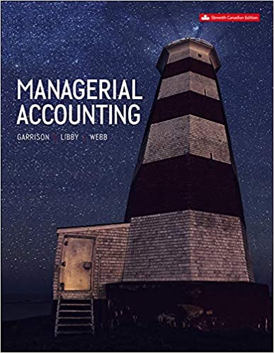 Managerial Accounting (11th Canadian Edition) by Ray H Garrison - Image Pdf with Ocr